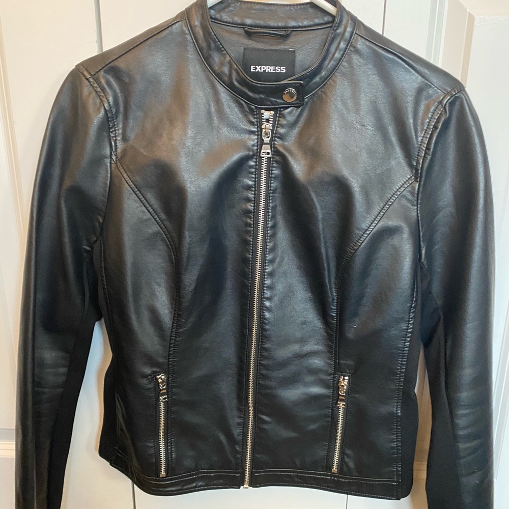 Express leather jacket